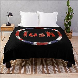 Shoegazing English Rock Band Lush Radial Blur Logo Classic  Throw Blanket RB1608