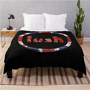 Shoegazing English Rock Band Lush Radial Blur Logo Throw Blanket RB1608