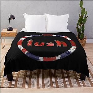 Shoegazing English Rock Band Lush Radial Blur Logo   Throw Blanket RB1608