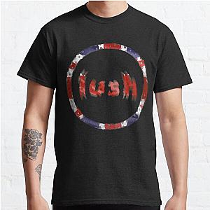 Shoegazing English Rock Band Lush Radial Blur Logo Classic T-Shirt RB1608