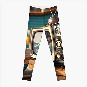 Blur Coffee and TV Modern Leggings RB1608