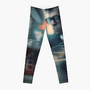 Blur Coffee and TV Leggings RB1608