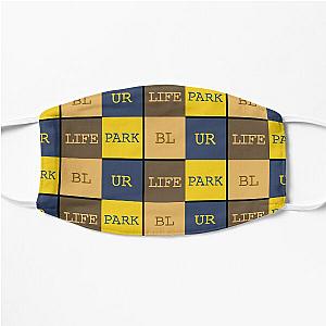 Blur band parklife squares design Flat Mask RB1608