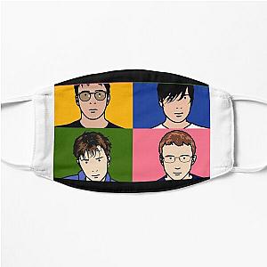 Blur logo design British rock band founded in Colchester batang wangi Flat Mask RB1608