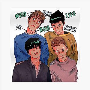 blur band - modern life is rubbish art print Poster RB1608