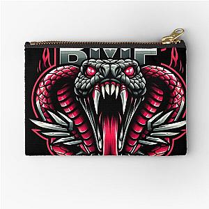 Neon Red Cobra BMF Zipper Pouch