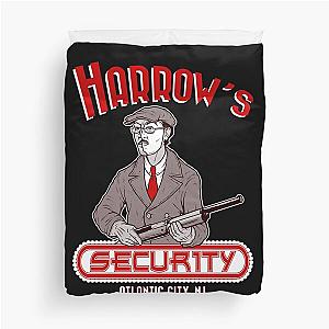 Retro Vintage Harrow's Security Christmas Duvet Cover