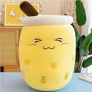 25cm Colorful Boba Bubble Tea Fruit Squint Smiling Plush