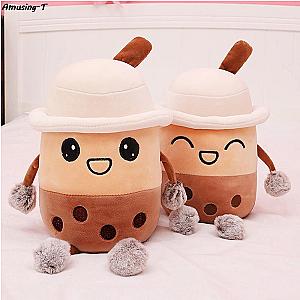 20cm Brown Boba Bubble Tea Cup With Hand and Leg Toys Plush