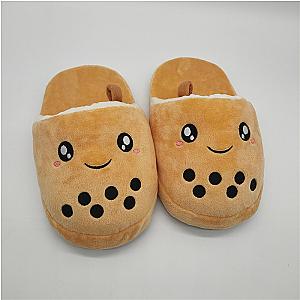 Boba Milk Tea Winter Cotton Bubble Tea Slipper