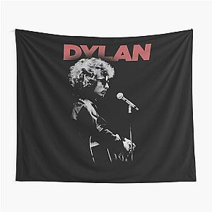 Wild dog Bob Dylan and classic motorcycle  Tapestry