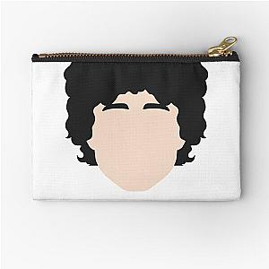 Bob Dylan head illustration Zipper Pouch