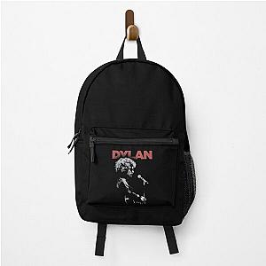 Wild dog Bob Dylan and classic motorcycle  Backpack