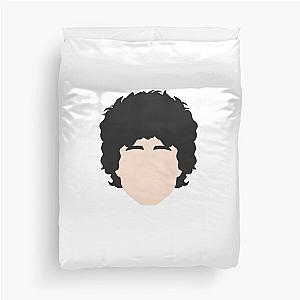 Bob Dylan head illustration Duvet Cover