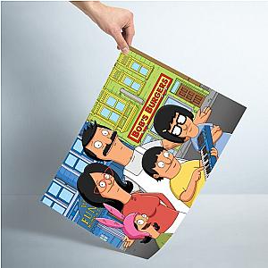 Bob's Burgers Posters - New Updated Cartoon Print Wall Art Poster Silk Fabric