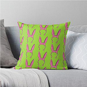 Bob's Burgers Pillows - Pink Bunny Hat | Bob's Burgers Inspired | @ HeckinFarOut Throw Pillow Cover