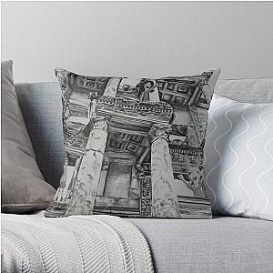 Bob's Burgers Pillows - Bob's Burgers in Ruins Throw Pillow Cover