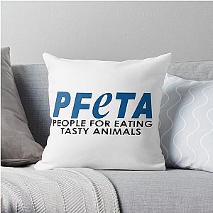 Bob's Burgers Pillows - PFETA - people for eating tasty animals - Bob's burgers PETA Parody Throw Pillow Cover