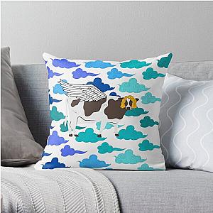 Bob's Burgers Pillows - Bob's Burgers Moolisa Sacred Cow Clouds Fan Art Throw Pillow Cover