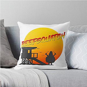 Bob's Burgers Pillows - Beefsquatch Baywatch Parody - Bob's Burgers Throw Pillow Cover