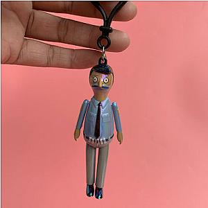 Bob's Burgers Keychains - Cartoon Bobs Figures Gift Metal Pendant Key Holder