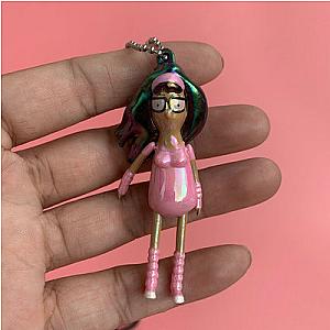 Bob's Burgers Keychains - Cute Cartoon Bobs Figures Metal Keyring Accessory