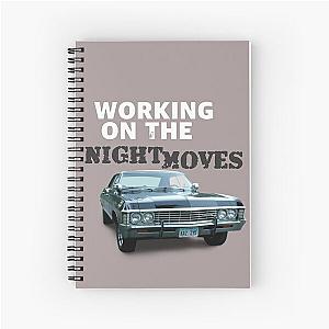 Supernatural  Bob Seger Lyric Graphic Spiral Notebook