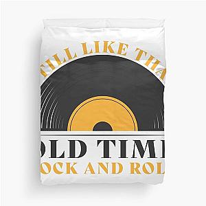 Old Time Rock And Roll Record Bob Seger Duvet Cover