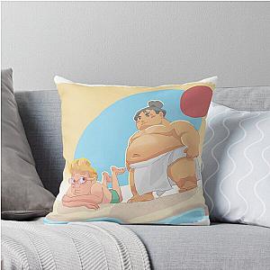 Sumo Bodyguard Throw Pillow