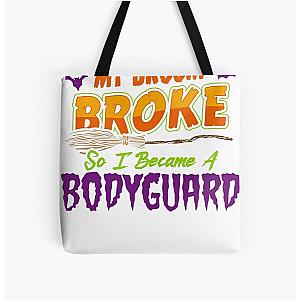 Bodyguard Halloween Funny Shirt All Over Print Tote Bag