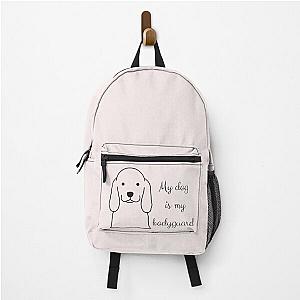 My dog is bodyguard backpack