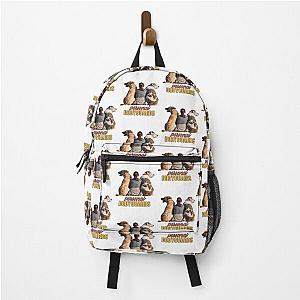Personal Bodyguard Twin Dog Design Backpack