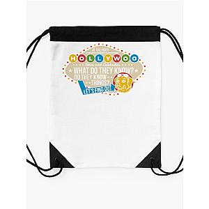 Hollywoo Stars And Celebrities What Do They Know Do They Know Things Lets Find Out Drawstring Bag Premium Merch Store RB0602