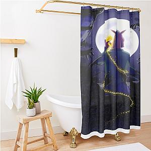 Backside Moon Shower Curtain Premium Merch Store RB0602