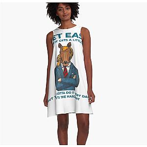 Bojack Horseman It Get Easier Back In 90 S A-Line Dress Premium Merch Store RB0602