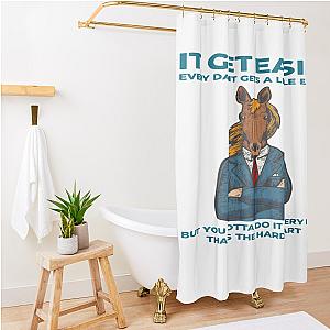 Bojack Horseman It Get Easier Back In 90 S Shower Curtain Premium Merch Store RB0602