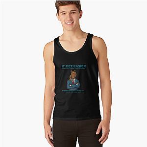 Bojack Horseman It Get Easier Back In 90 S Tank Tops Premium Merch Store RB0602