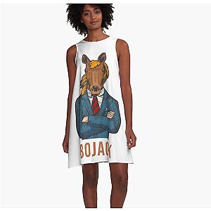 Bojack Horseman It Get Easier A-Line Dress Premium Merch Store RB0602