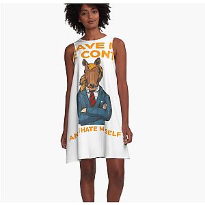 Bojack Horseman It Get Easier Back In 90 S Design A-Line Dress Premium Merch Store RB0602