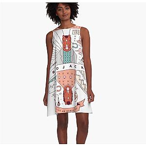 Piece Of Sh T Bojack Horseman A-Line Dress Premium Merch Store RB0602