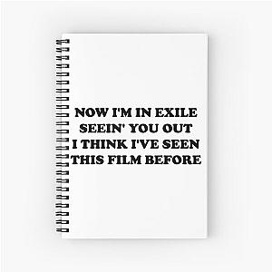 Bon Iver Exile Spiral Notebook