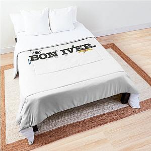 BON IVER LOGO Comforter