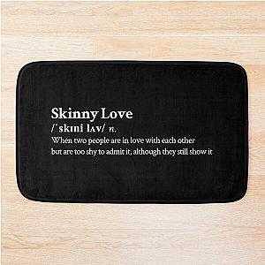 Bon Iver Aesthetic Love Quote Lyrics Black Bath Mat