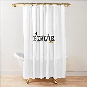 BON IVER LOGO Shower Curtain