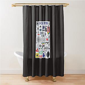 Bon Iver Fall Tour-- Shower Curtain