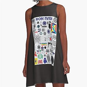 Bon Iver Fall Tour-- A-Line Dress