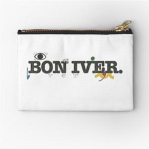 BON IVER LOGO Zipper Pouch