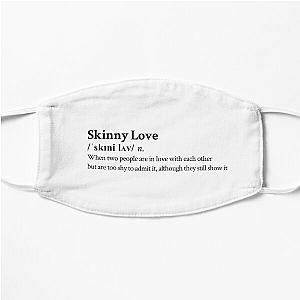 Bon Iver Aesthetic Love Quote Lyrics Flat Mask