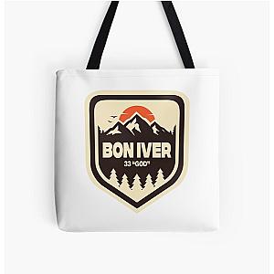 Bon Iver 33 "God" All Over Print Tote Bag