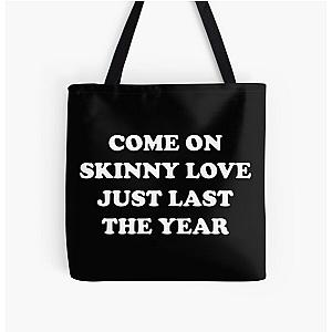 Bon Iver Skinny Love All Over Print Tote Bag